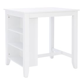 Powell Furniture Maui White Mayfair Counter Height Space Saving Table