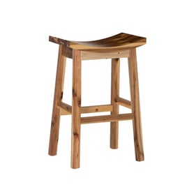 Powell Furniture Dale Light Natural Saddle Bar Stool