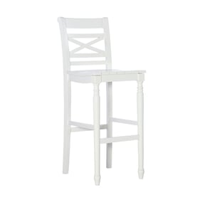 Powell Furniture Asher White Bar Stool