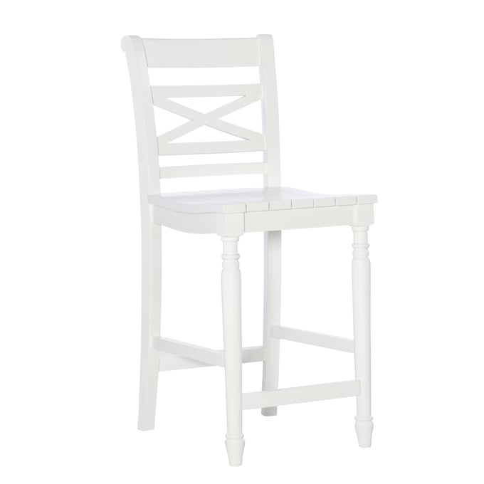 Powell Furniture Asher White Counter Height Stool PWL-D1023B16CS