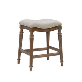 Powell Furniture Hayes Brown Beige Counter Height Stool