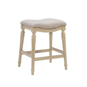 Powell Furniture Hayes Cream Beige Counter Height Stool