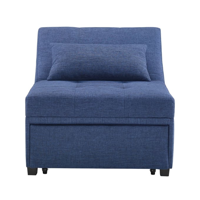 Powell Furniture Boone Blue Sofa Bed PWL-D1099S17BL