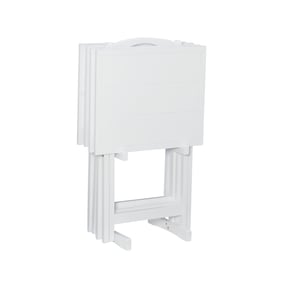 Powell Furniture Lisbon White Tray Tables