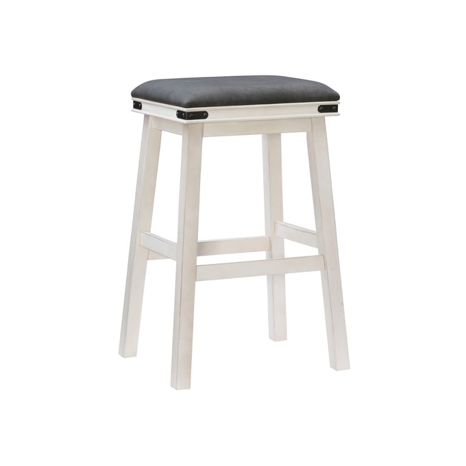 Powell Furniture Serrano Off White Barstool PWL-D1123B17BSW