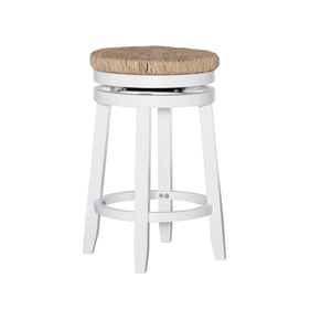 Powell Furniture Morgan White Counter Height Stool