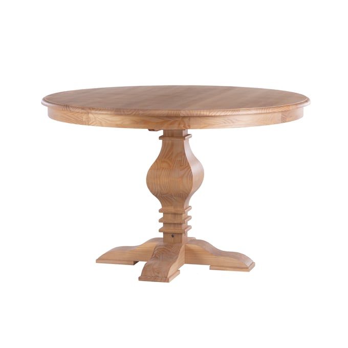 Powell Furniture Mcleavy Rustic Honey Round Dining Table PWL-D1227D19RDT