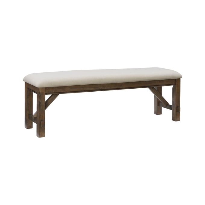 Powell Furniture Turino Rustic Umber Tan Bench PWL-D1248D19BB