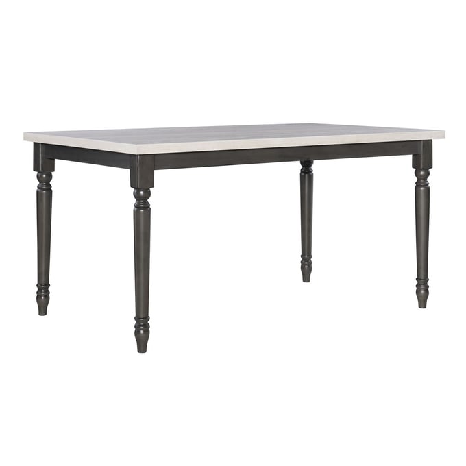 Powell Furniture Willow Smokey White Dark Grey Dining Table PWL-D1251D19GDT