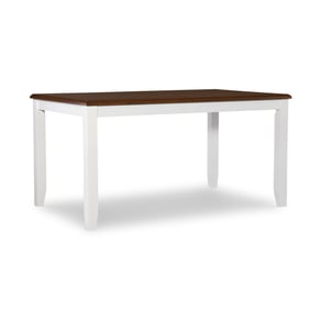 Powell Furniture Jane Brown Vanilla White Dining Table