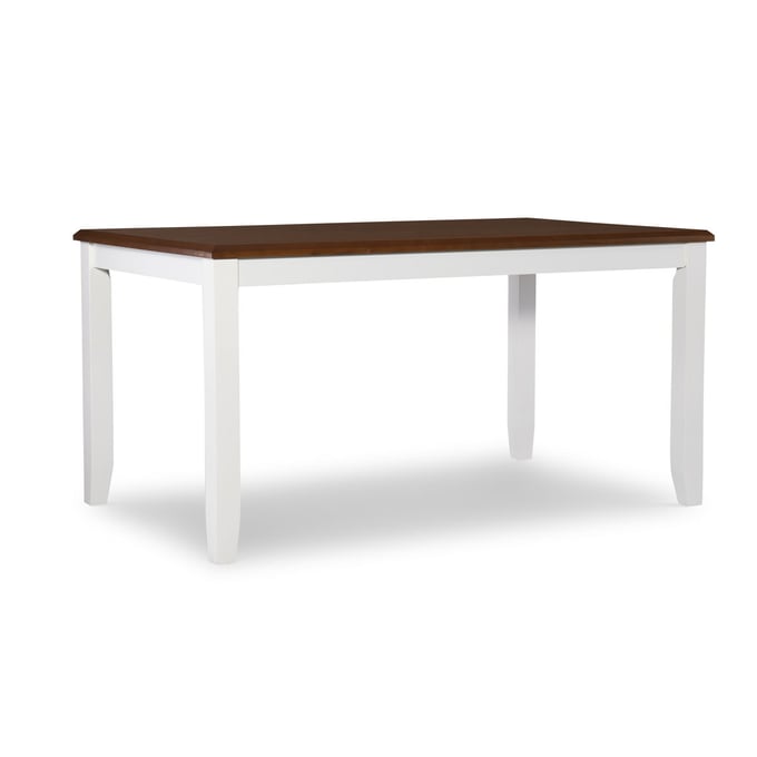 Powell Furniture Jane Brown Vanilla White Dining Table PWL-D1253D19BDT