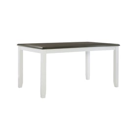 Powell Furniture Jane Dark Grey Vanilla White Dining Table