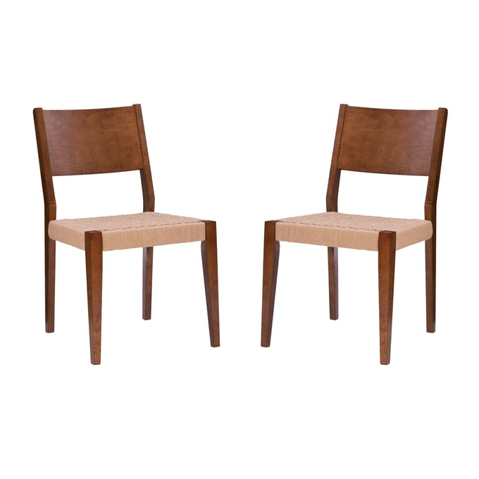 2 Powell Furniture Cadence Brown Dining Chairs PWL-D1275D19SC