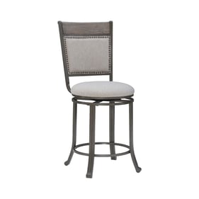 Powell Furniture Franklin Grey Taupe Counter Height Stool