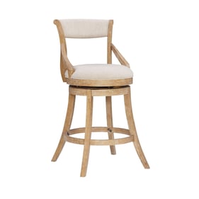 Powell Furniture Gilda Beige Big and Tall Barstool