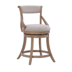 Powell Furniture Gilda Beige Big and Tall Counter Height Stool