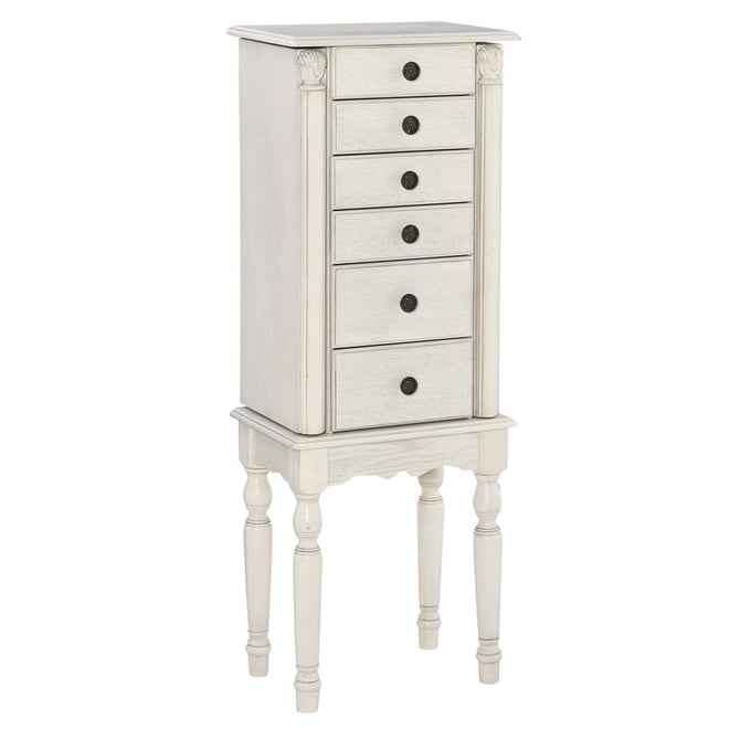 Powell Furniture Imogen Off White Jewelry Armoire PWL-D1319J20W