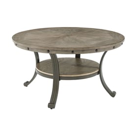 Powell Furniture Franklin Pewter Grey Cocktail Table