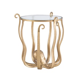 Powell Furniture Octiana Antique Gold Octopus Table