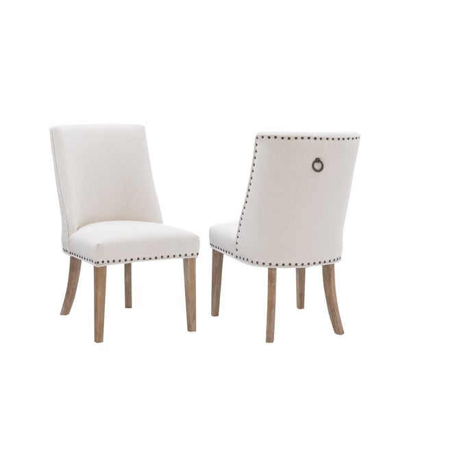 2 Powell Furniture Adler Natural Dining Chairs PWL-D1346D20SCNN