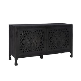 Powell Furniture Haven Black 2 Doors Cabinet