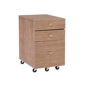 Powell Furniture Ripples Natural File Cabinet