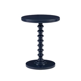 Powell Furniture Aurora Navy Blue Side Table