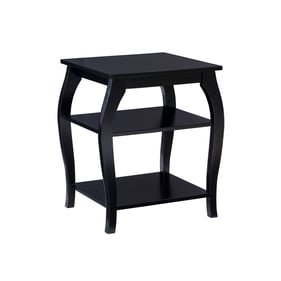 Powell Furniture Prismatic Black Side Table