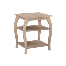 Powell Furniture Prismatic Natural Side Table