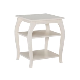 Powell Furniture Prismatic Off White Side Table