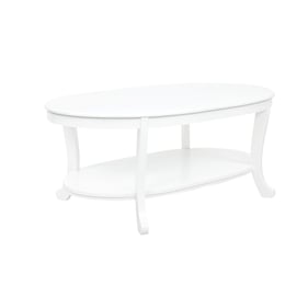 Powell Furniture Aubert White Coffee Table