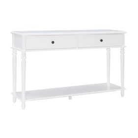 Powell Furniture Mcghie White Console Table