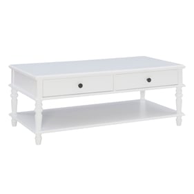 Powell Furniture Mcghie White Coffee Table