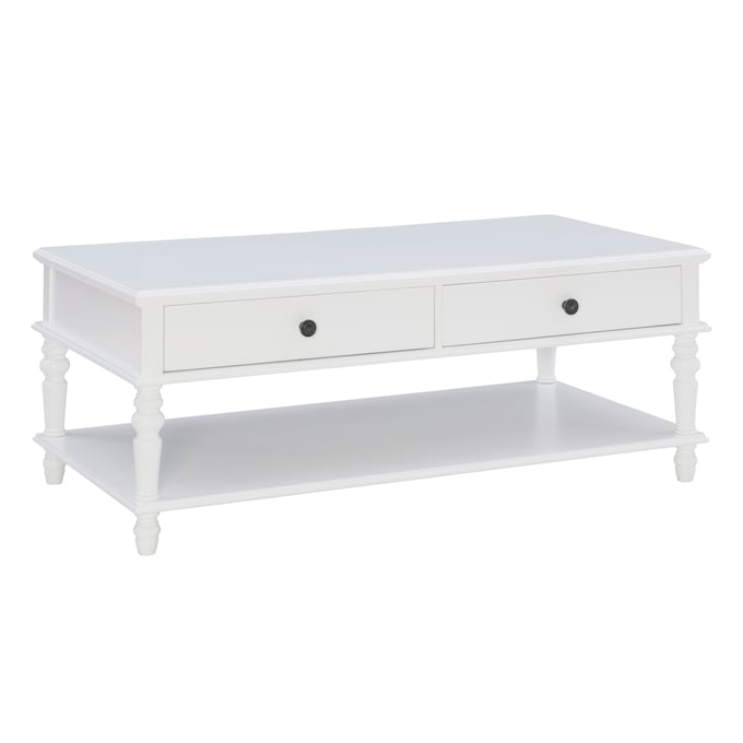 Powell Furniture Mcghie White Coffee Table PWL-D1418A21CTW