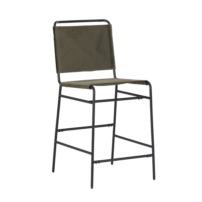 Powell Furniture Wharton Green Counter Stool PWL-D1504B23CSGRN