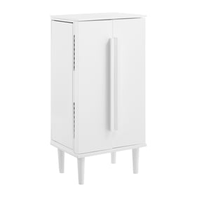 Powell Furniture Mekia White Jewelry Armoire