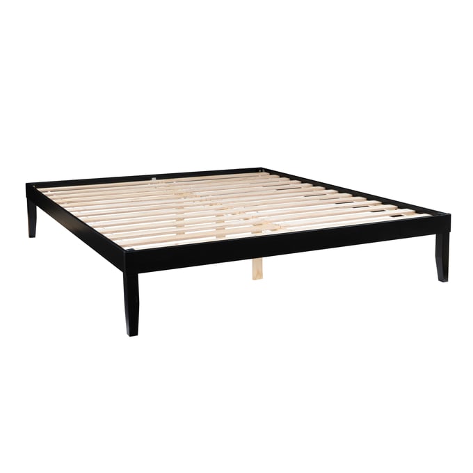 Powell Furniture Polly Black King Platform Bed PWL-D1507R23KBLK