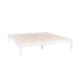 Powell Furniture Polly White King Platform Bed