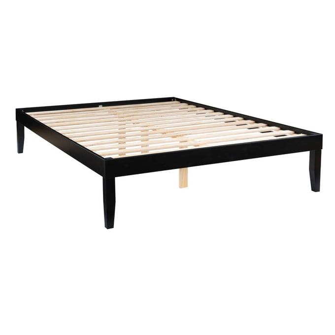 Powell Furniture Polly Black Queen Platform Bed PWL-D1507R23QBLK