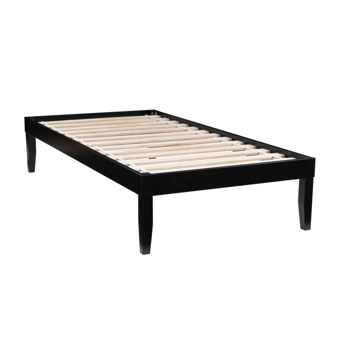 Powell Furniture Polly Black Twin Platform Bed PWL-D1507R23TBLK