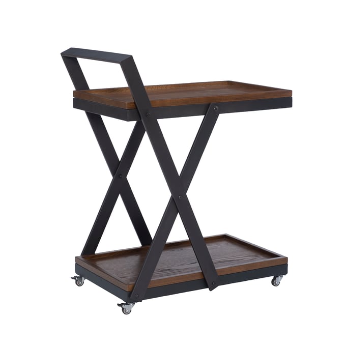 Powell Furniture Ember Warm Nut Brown Bar Cart PWL-D1529LA23BAR