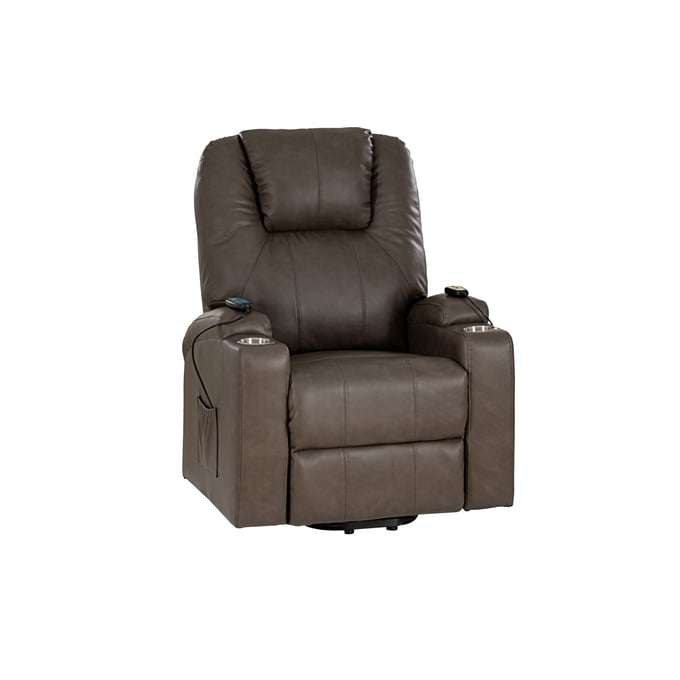 Powell Furniture Peoria Mushroom Power Lift Chair PWL-D1536LS23MSHM