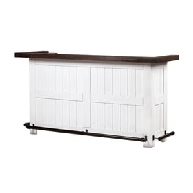 TOV Furniture Harrison Brown White Bar Cart