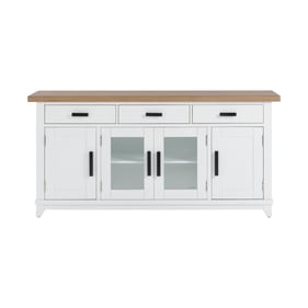 TOV Furniture Dover Brown White 62 Inch Entertainment Console