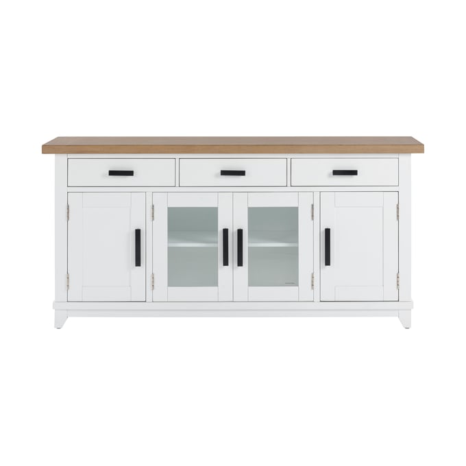 TOV Furniture Dover Brown White 62 Inch Entertainment Console REN-E9040-62