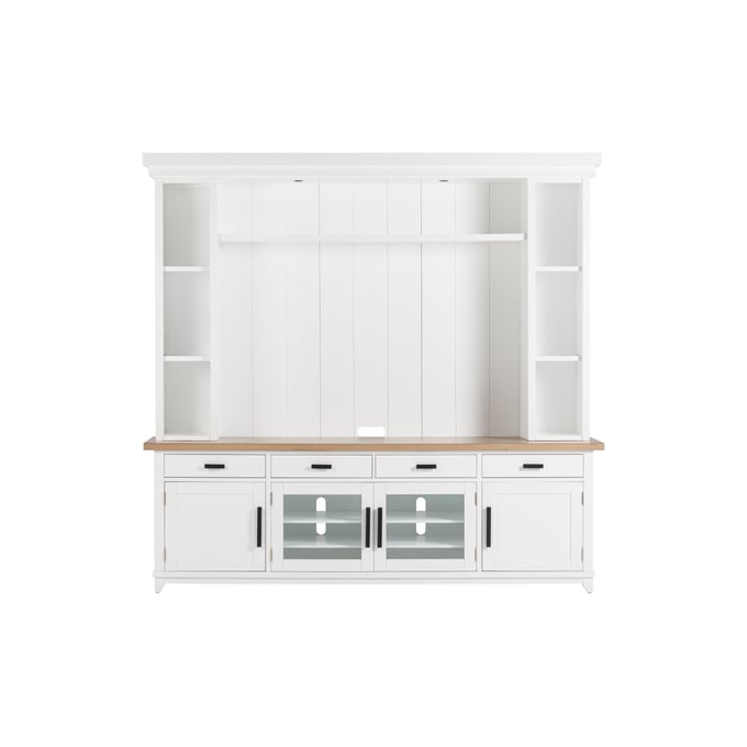 TOV Furniture Dover Brown White Entertainment Center REN-E9040-ENTW