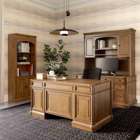 TOV Furniture Roanoke Cherry Office Furniture Set