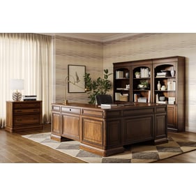 TOV Furniture Roanoke Cherry 5pc Office Furniture Set