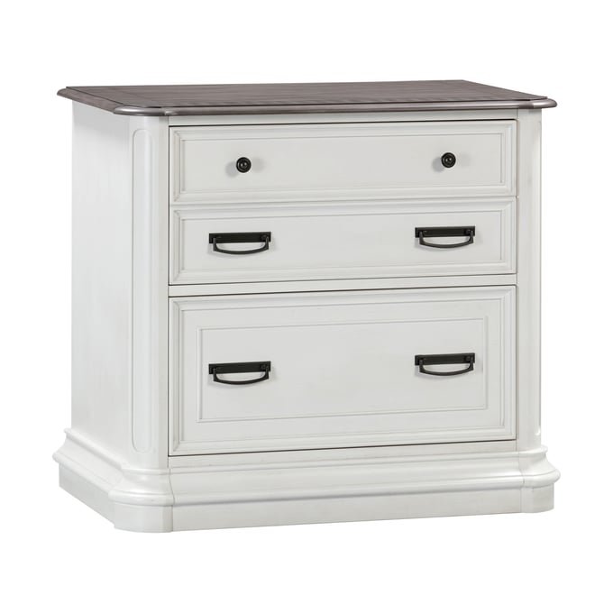 TOV Furniture Roanoke Grey White File Cabinet REN-H362-60