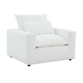 TOV Furniture Cali Pearl Fabric Arm Chair